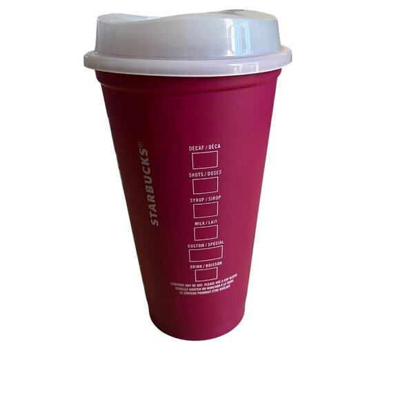 Starbucks 2013 Reusable Color Changing Candy Cane Holiday Coffee Hot Cup 16 Oz - Picture 2 of 4